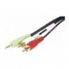 Cordon stéreo Jack 3.5 mm vers 2 x RCA PC99 - 10 m