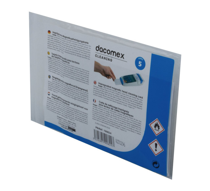 DACOMEX Pack de 5 cartes de nettoyage pour lecteur de cartes – Image 4